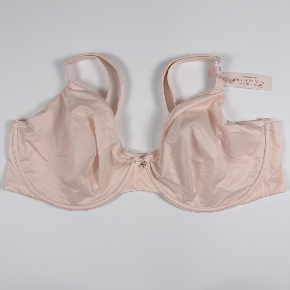 Victoria's Secret Body by Victoria Invisible Lift Unlined Bra Blush Pink 40DD